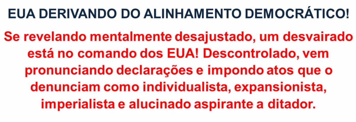 EUA Derivando do Alinhamento Democrático